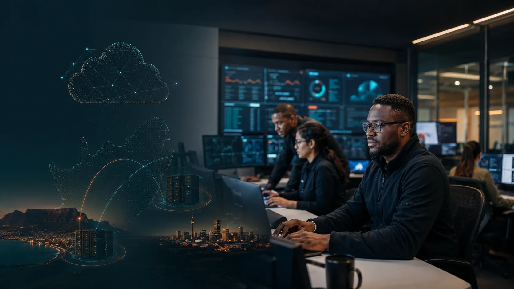 South African managed service provider team planning a customer backup and recovery rollout