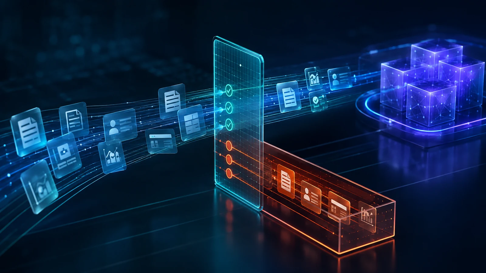 Sensitive data tokens being contained while approved prompt content continues to an AI service.