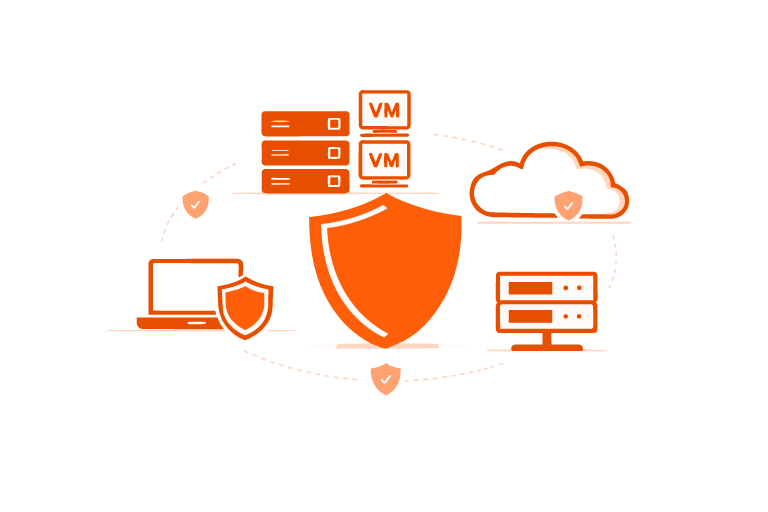 Total Data Protection - Servers, Virtual Machines, Workstations, and Cloud workloads